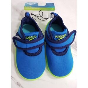 NEW EASY ON / OFF - Speedo Water Shoes Toddler Boy Kids Size 5/6 -